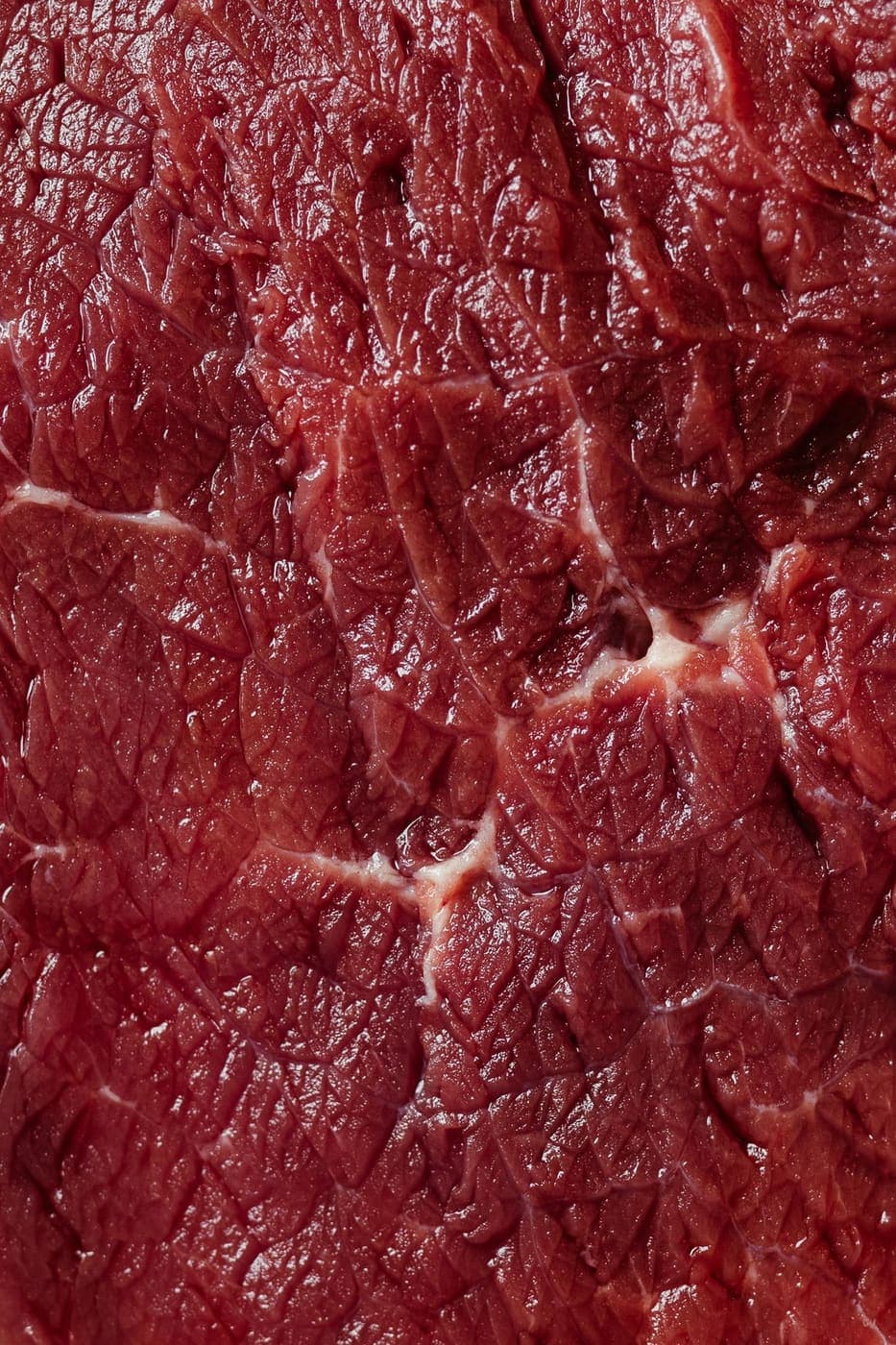 Close-up of marbled raw beef